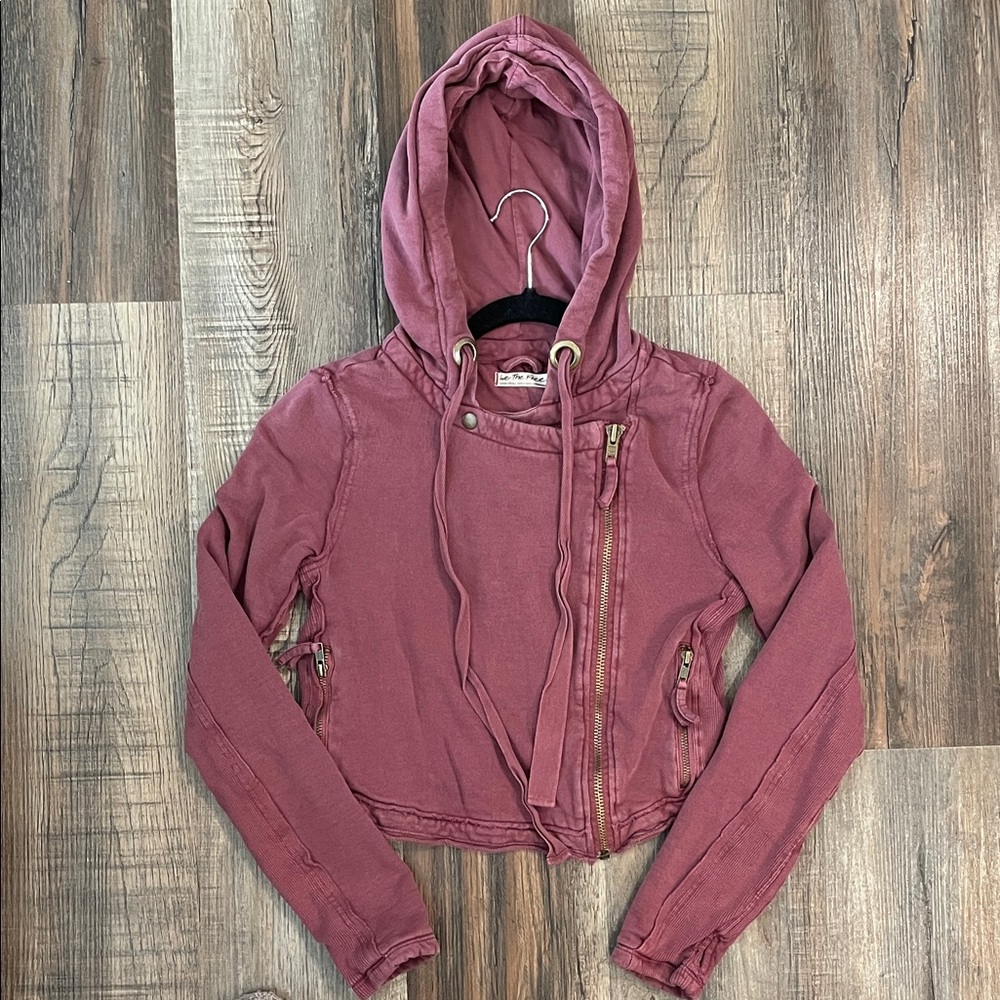 Free People Dusty Rose Utility Jacket